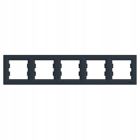 

Schneider Asfora Ramka 5-KROTNA Pozioma Antracyt