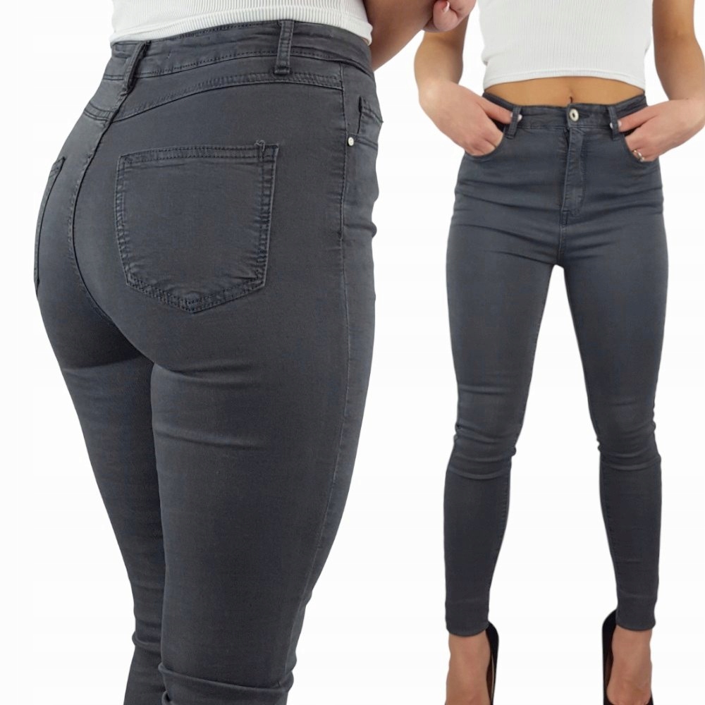 Damskie Spodnie Jeansowe Wyszczuplające