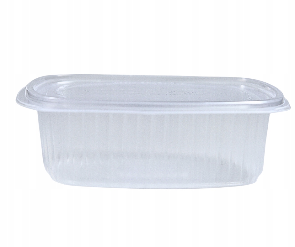 Pojemniki na sałatki PP 500ml z nakrywką - 50 szt. Stan opakowania oryginalne