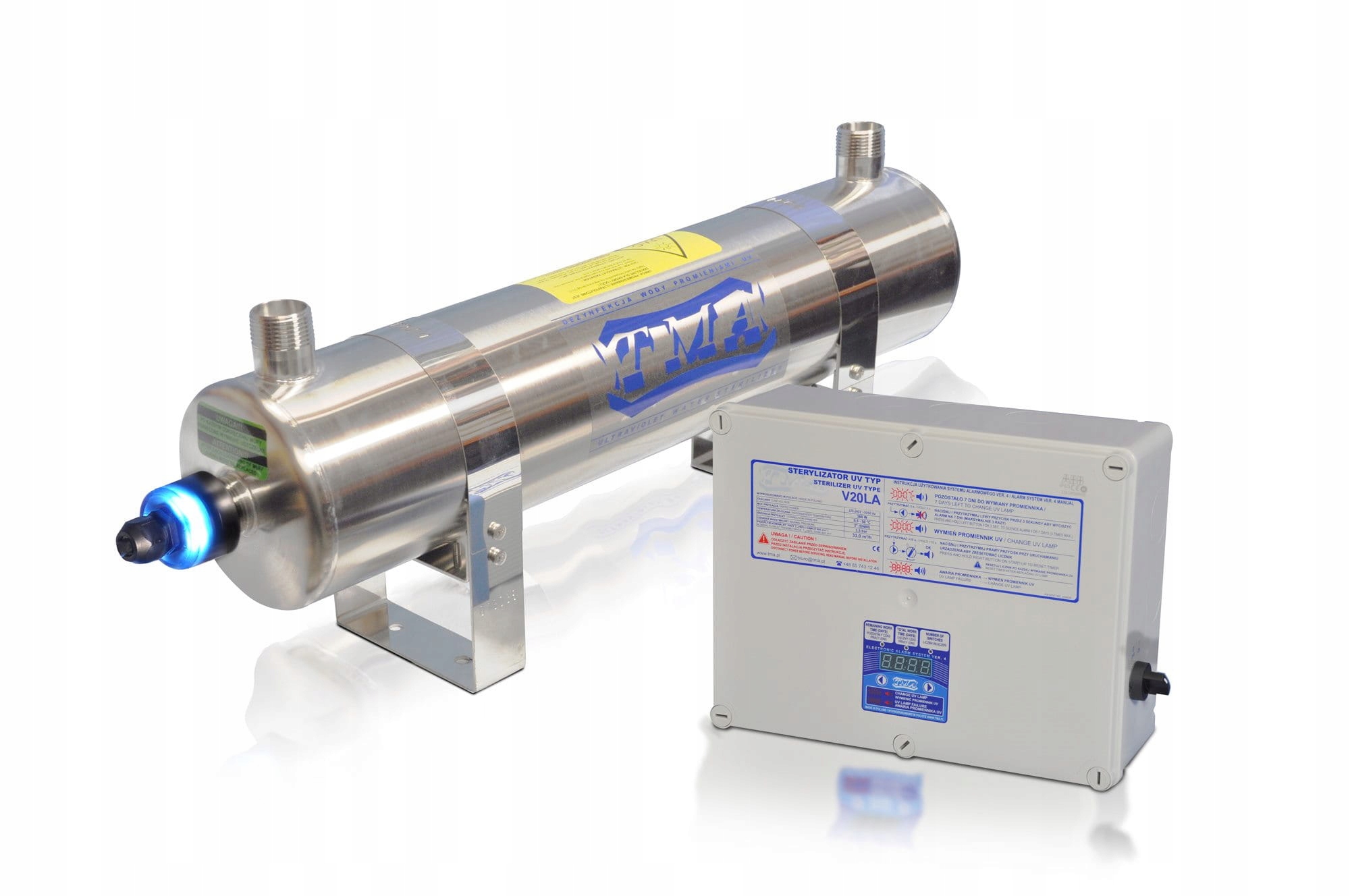 Uv lampa na sterilizáciu vody D6-S Tma 2,3 m3/h