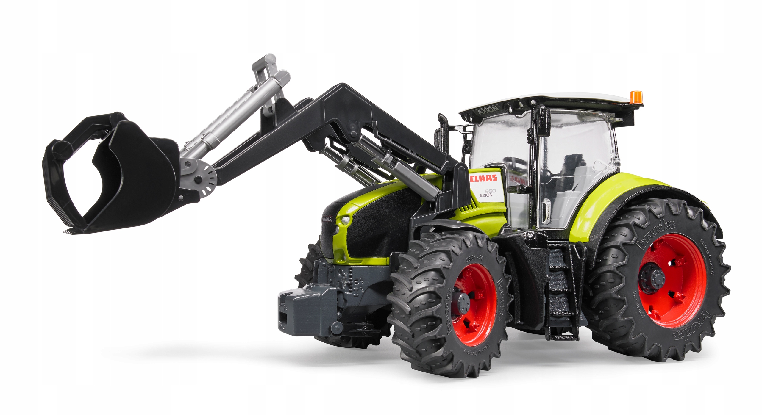 Bruder 03013 Ciągnik Claas Axion 950 z ładowaczem