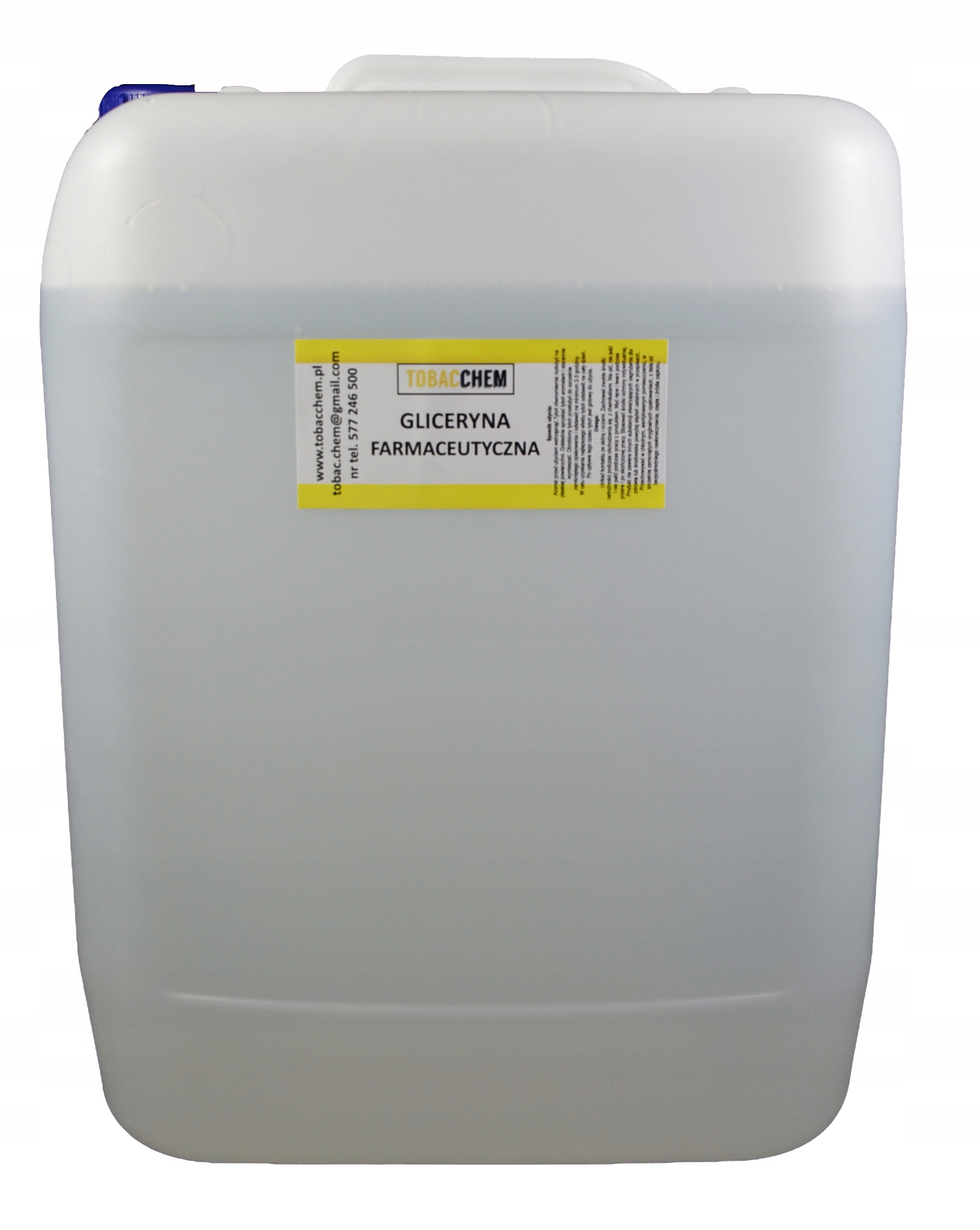 

Gliceryna roślinna farmaceutyczna 20L 25 kg