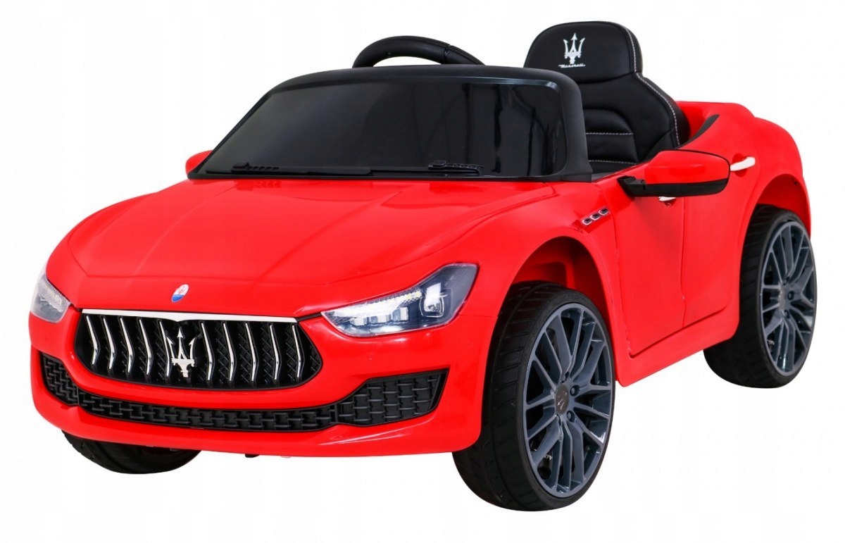 Maserati Ghibli na akumulator dla dzieci Czerwony Pilot Wolny Start E