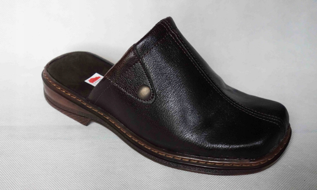 

klapki Męskie na bardzo szeroką stopę teg K 46