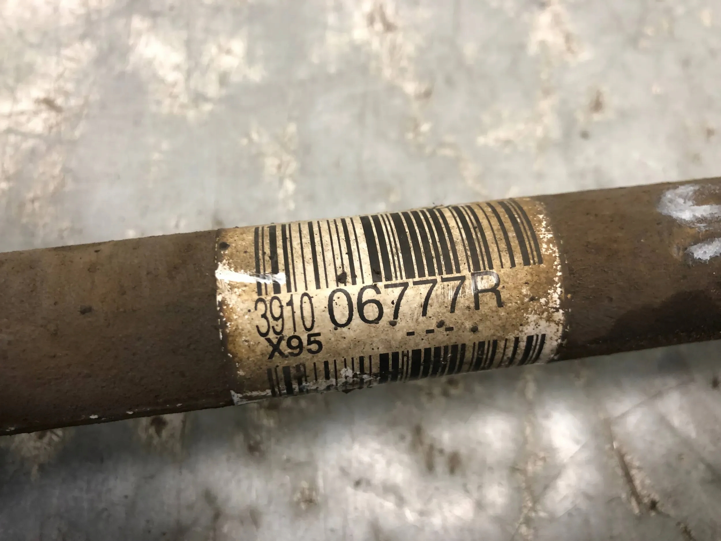 semi-axis right RENAULT SCENIC III 391006777R