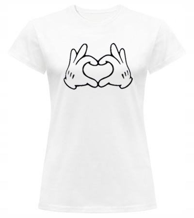 

Damska Koszulka T-shirt Łapki Serce S-xxl Tu S