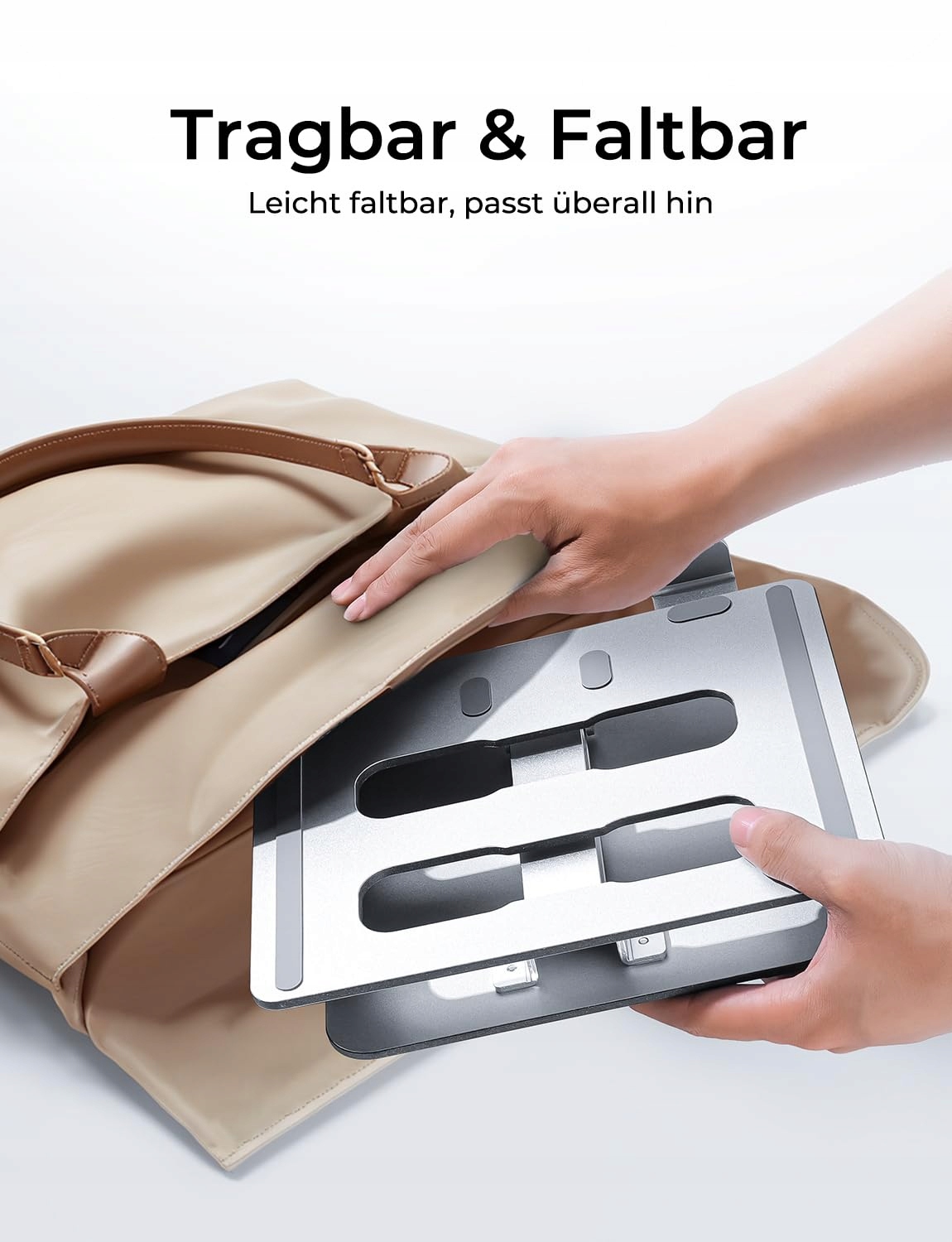 CIRYCASE Regulowany Aluminiowy Stojak Na Laptopa Kompatybilny Z MacBook HP — miniatura 5