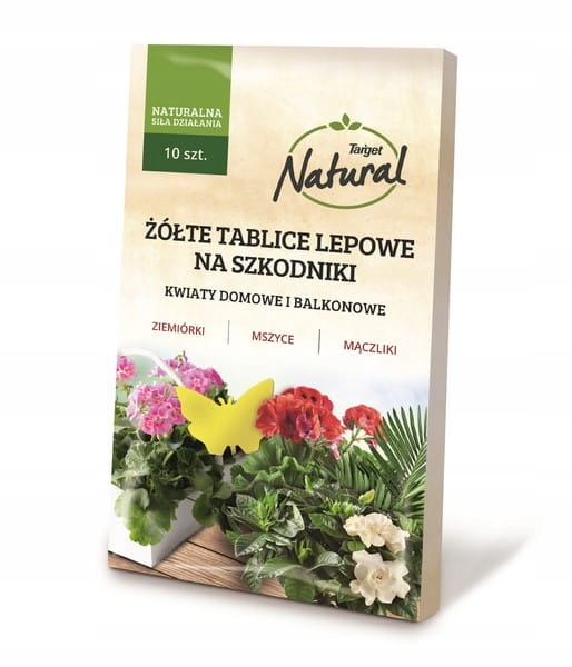 

Żółte tablice lepowe na ziemiórki 10 szt. Target