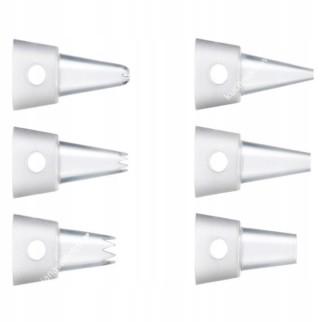 Szpryca do dekorowania silikonowa - 6 końcówek Kod producenta 3403200M02U004