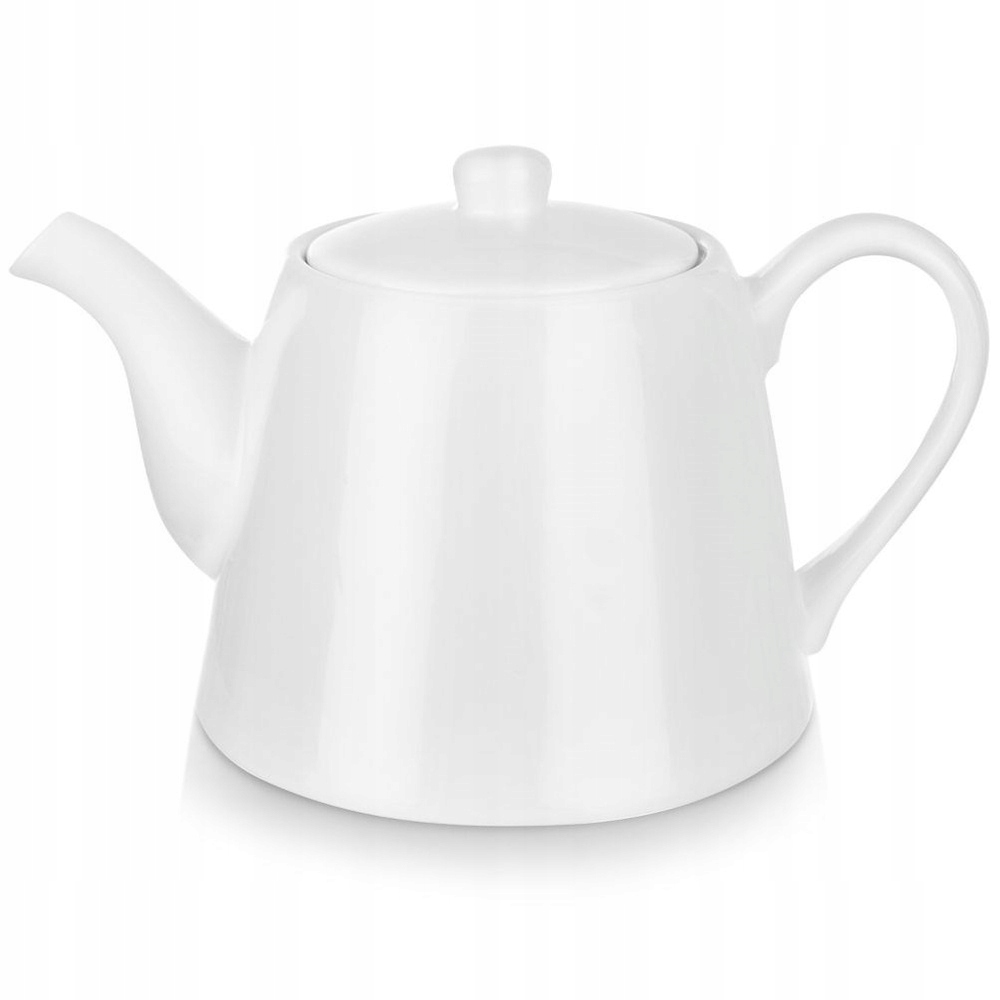 Porcelánová konvice na kávu a čaj, bílá, 2 l