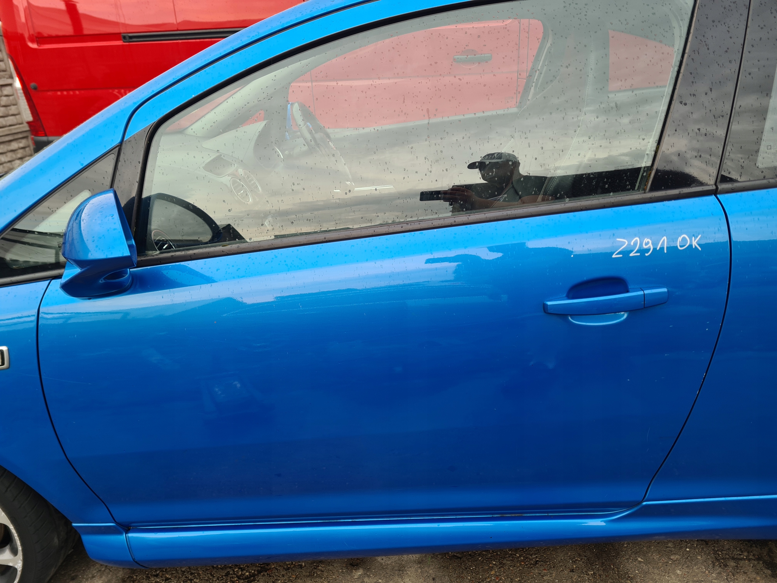 DRZWI LEWE PRZEDNIE OPEL CORSA D 3 DRZWI Z291