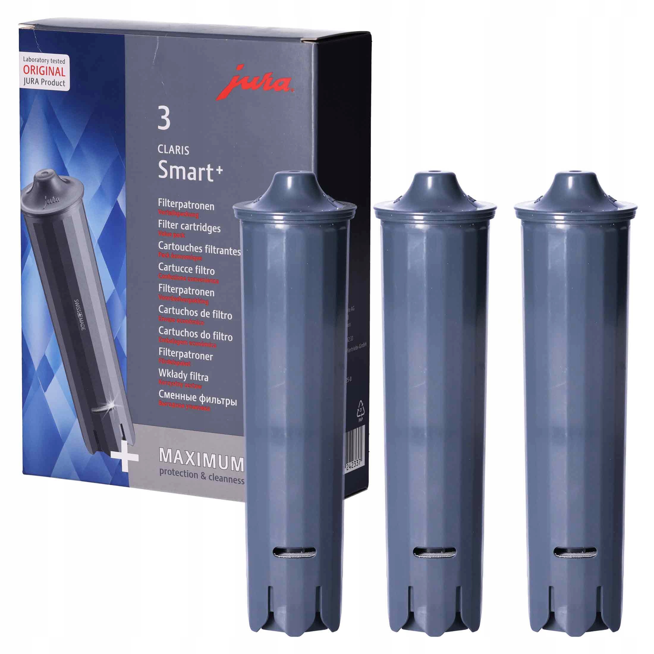 

Filtry do wody Jura Claris Smart+ 24233 3 szt.