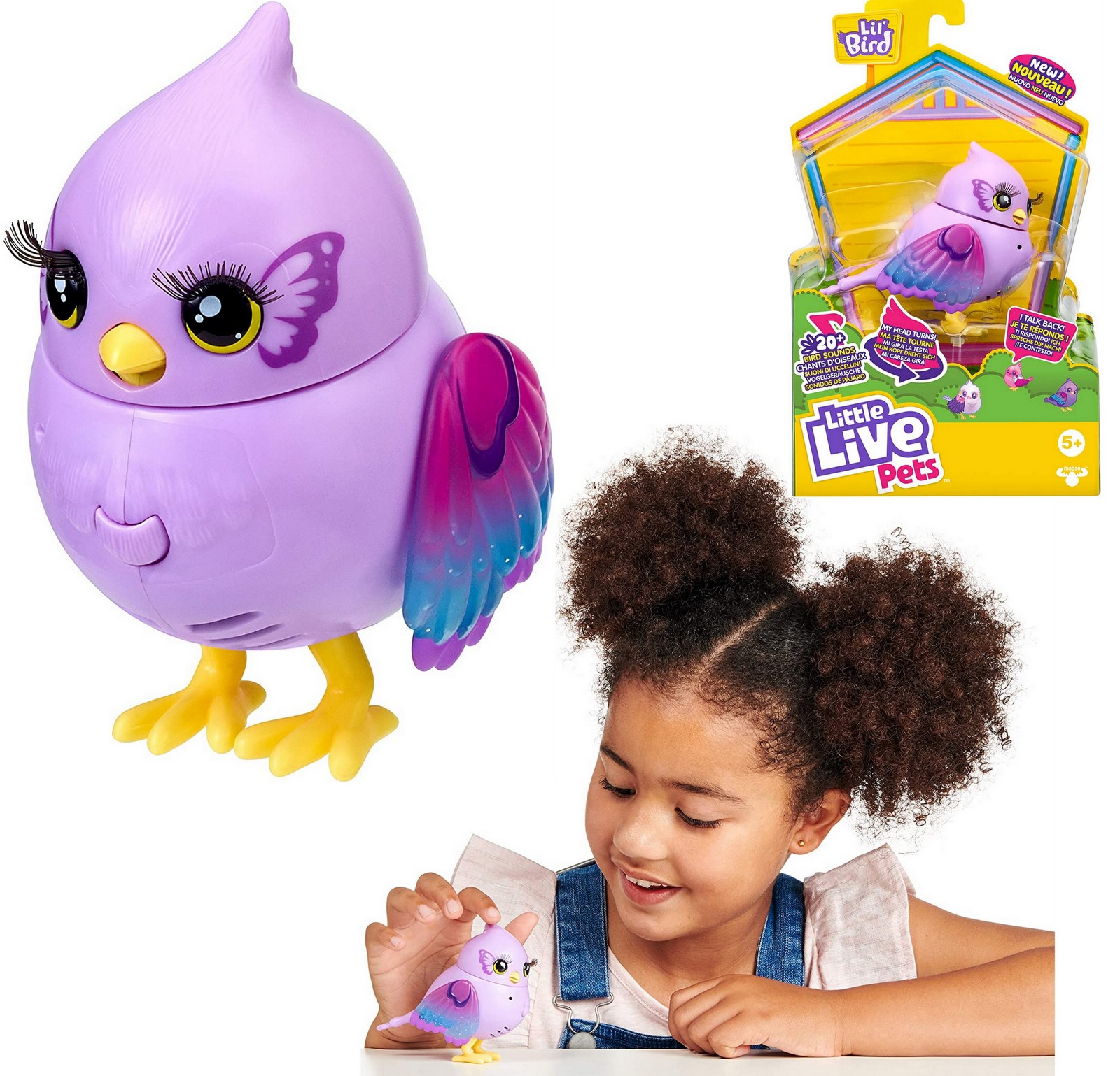 

Little Live Pets Interaktywny fioletowy ptaszek