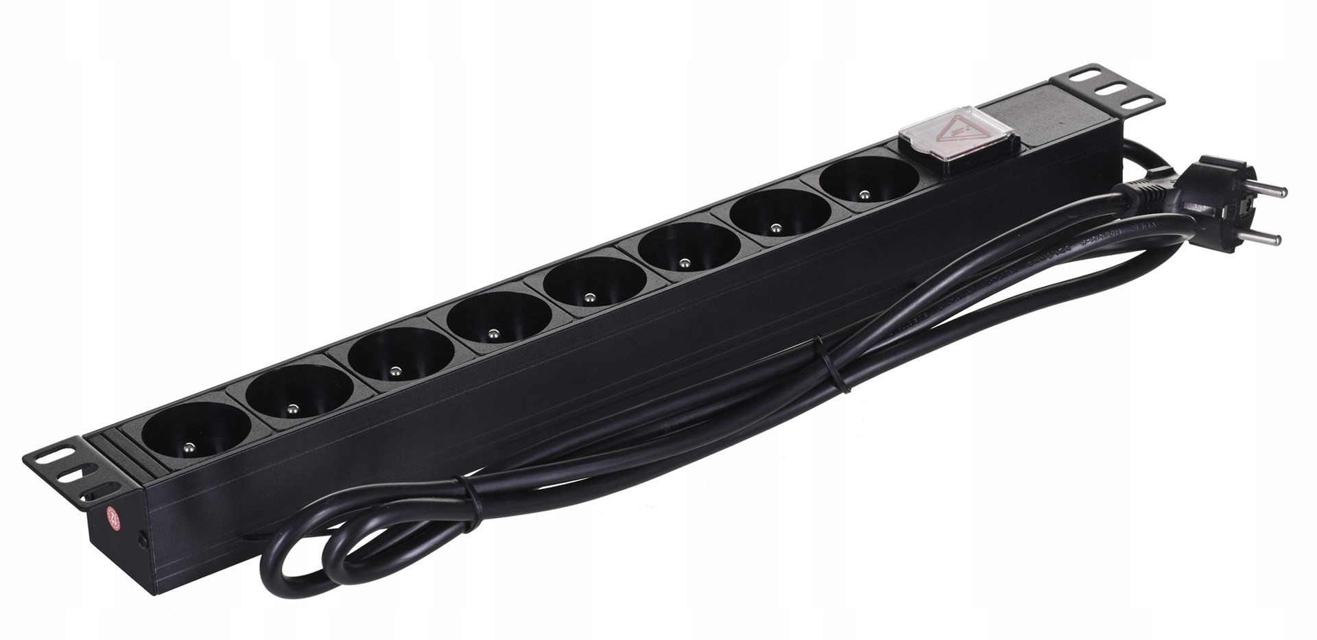 Listwa zasilająca A-lan PZ081U (8 x Ute 16 A (3680 W) 1,8m kolor czarny)