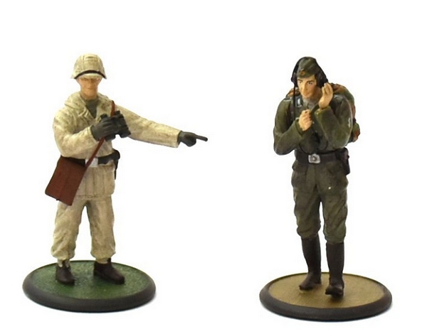 Wwii Soldiers Atlas sada dvou figurek No109 1:32