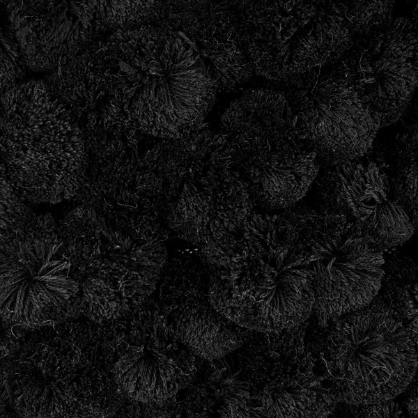 Páska s bambulemi 50mm/10m černá PE-56 PT-500