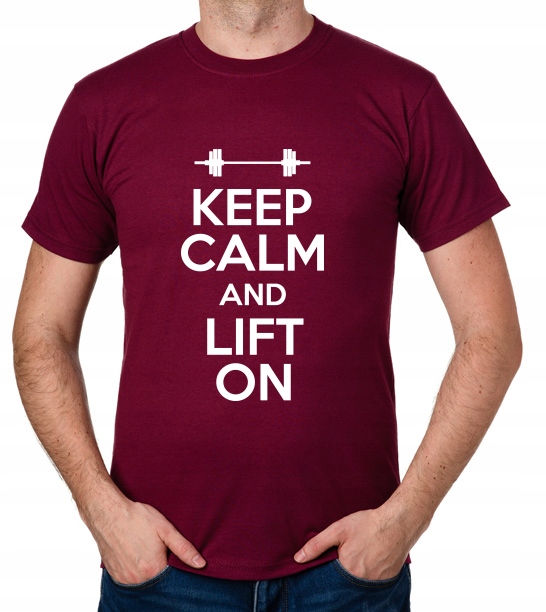 

koszulka Keep Calm And Lift On prezent