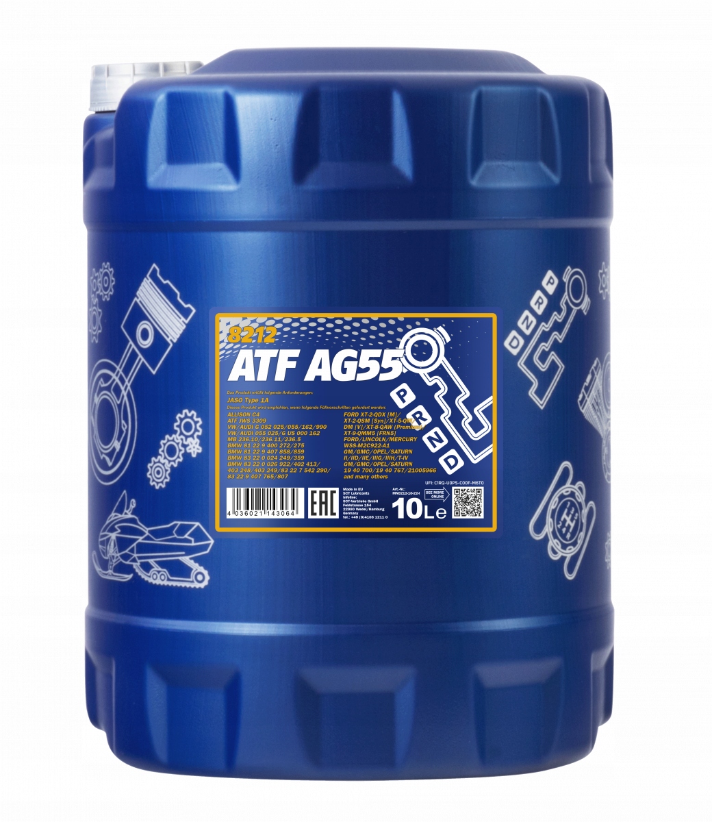 Olej do automatycznej skrzyni biegów Mannol Atf AG55 Vw G055 Zf Te-ml 10L