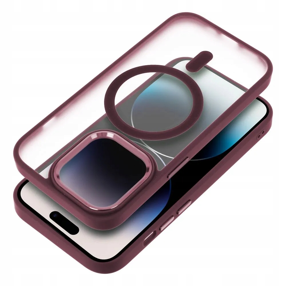 Futerał do iPhone 17 Air Matte Mag Cover zgodny z MagSafe czerwony