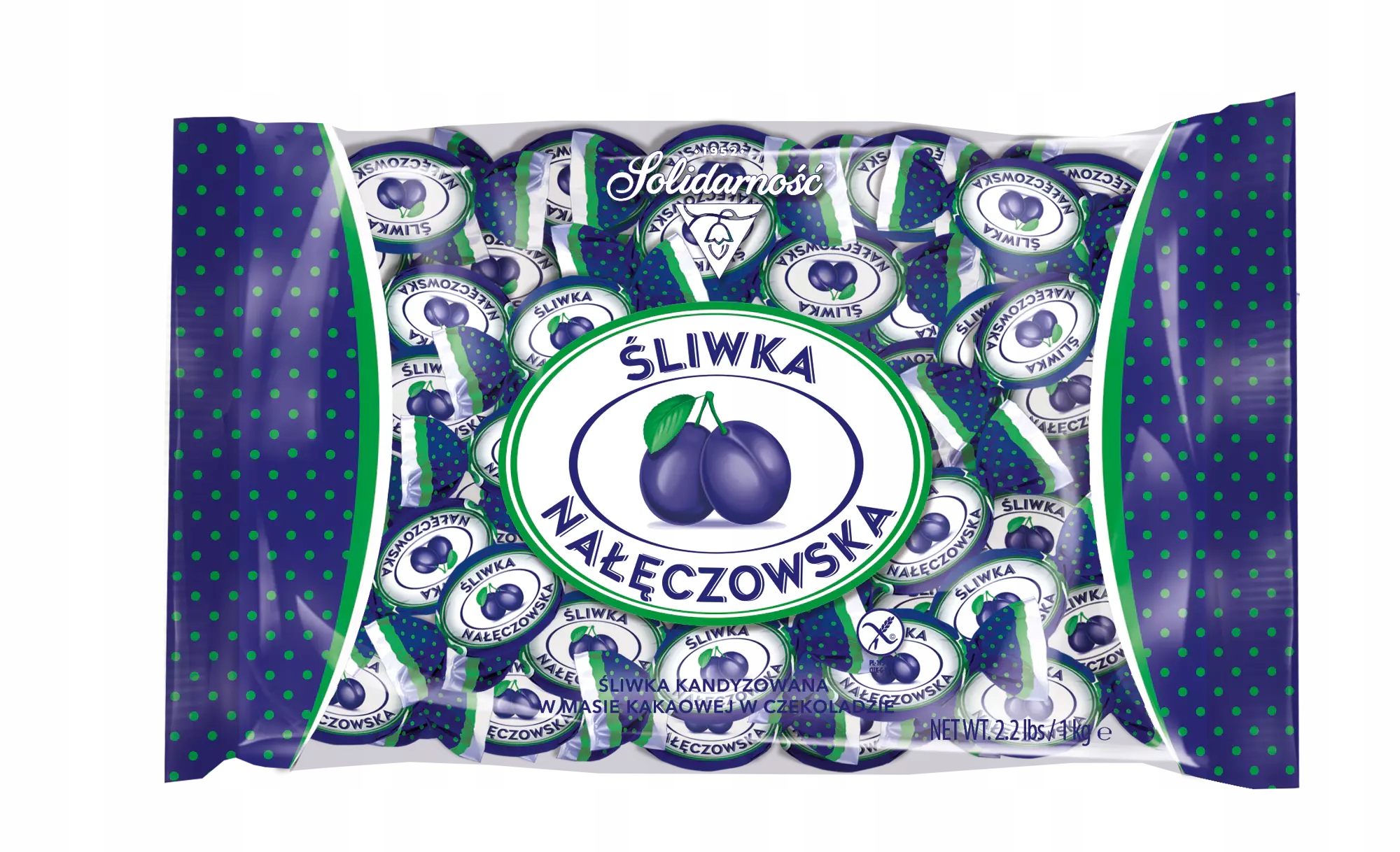 Solidarność Śliwka Nałęczowska W Czekoladzie 1KG
