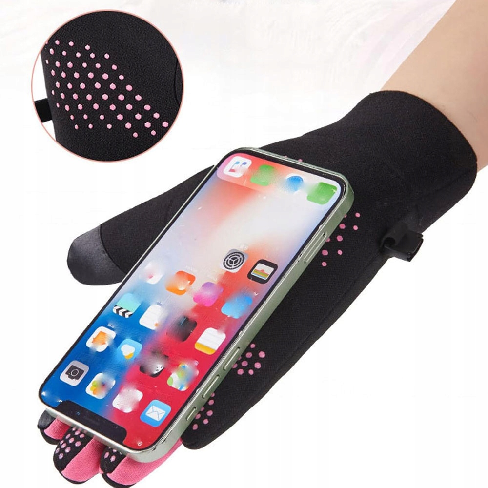 RĘKAWICZKI DOTYKOWE ZIMOWE CIEPŁE GRUBE OCIEPLANE NIEPRZEMAKALNE SPORTOWE Kod producenta ZIMA DO TELEFONU TABLETU WYGODNE LEKKIE