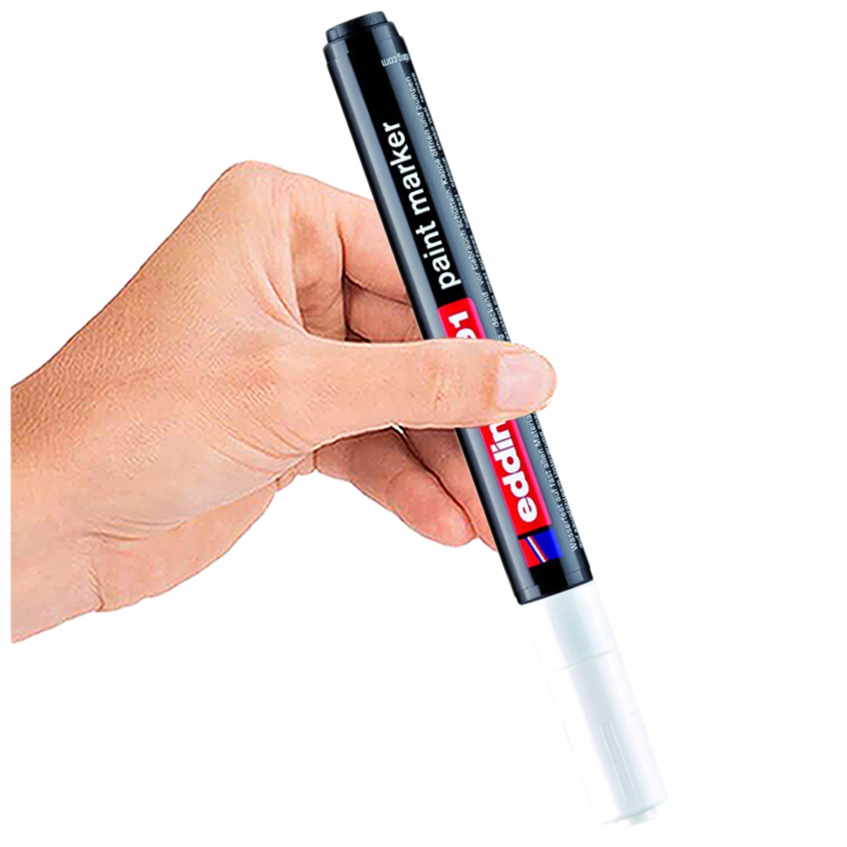 

Pisak z Farbą Olejną Olejowy Biały Cienki Mocny!