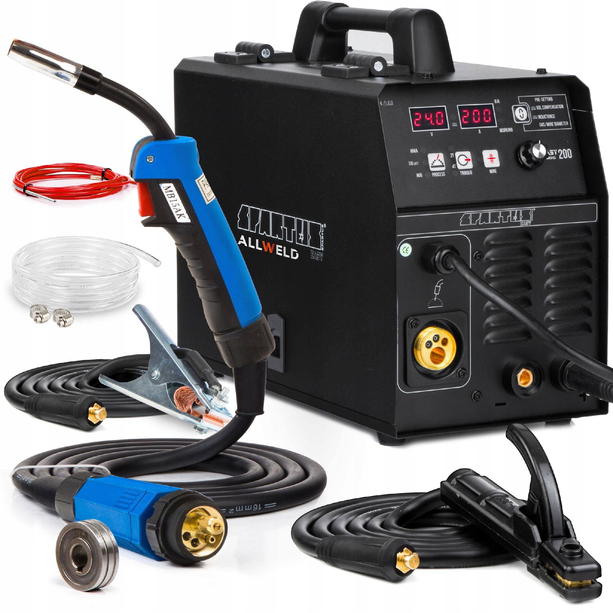 Invertorová Svářečka Spartus Easy Mig 200 Mma Tig 200A 230V Igbt Synergie