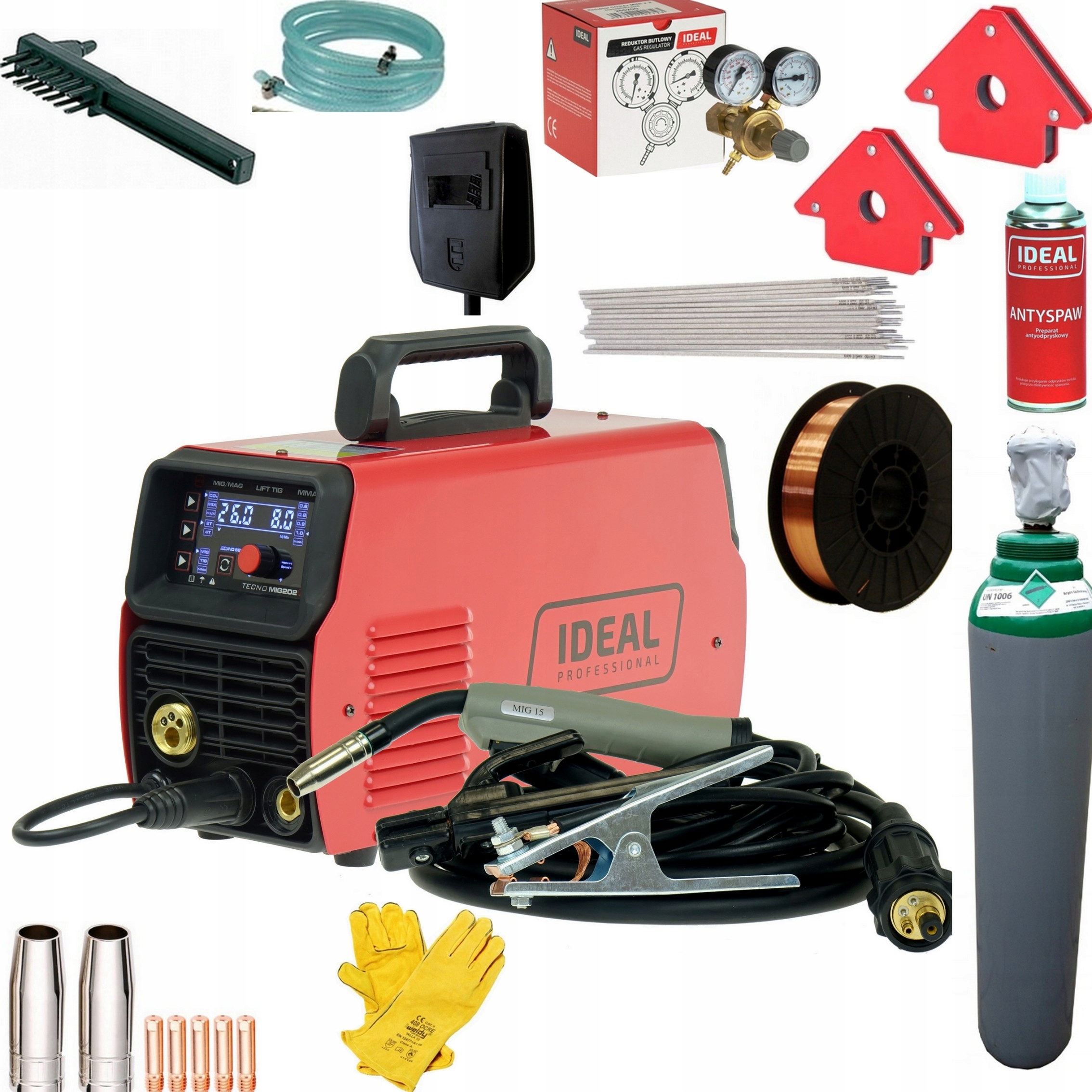 @Spawarka Migomat Ideal Tecnomig 202 Tig/mma Zesta