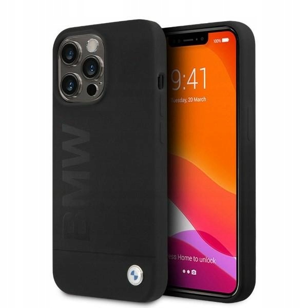 Puzdro Bmw BMHMP13LSLBLBK iPhone 13 Pro/ 13 6,1" čierna/čierna hardcase