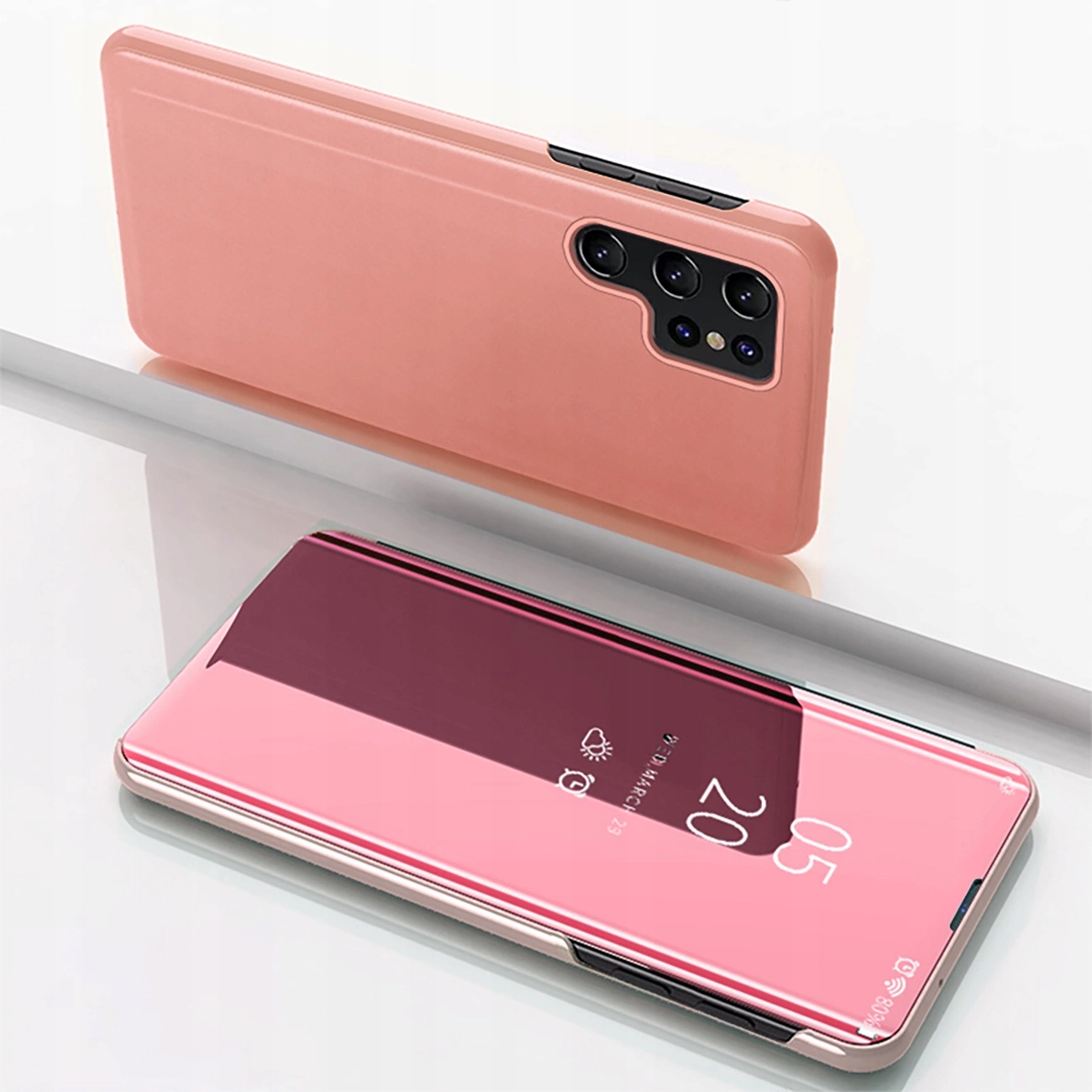 Clear View Case etui do Samsung Galaxy S25 Ultra pokrowiec z klapką