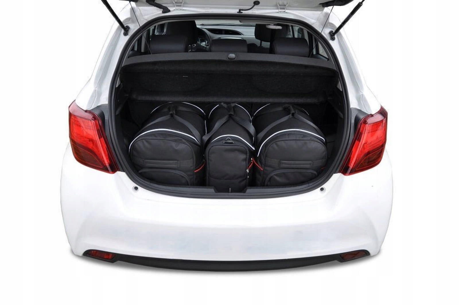 J&j Automotive Sada 3ks cestovných tašiek Aero pre Toyota Yaris 2011-2020