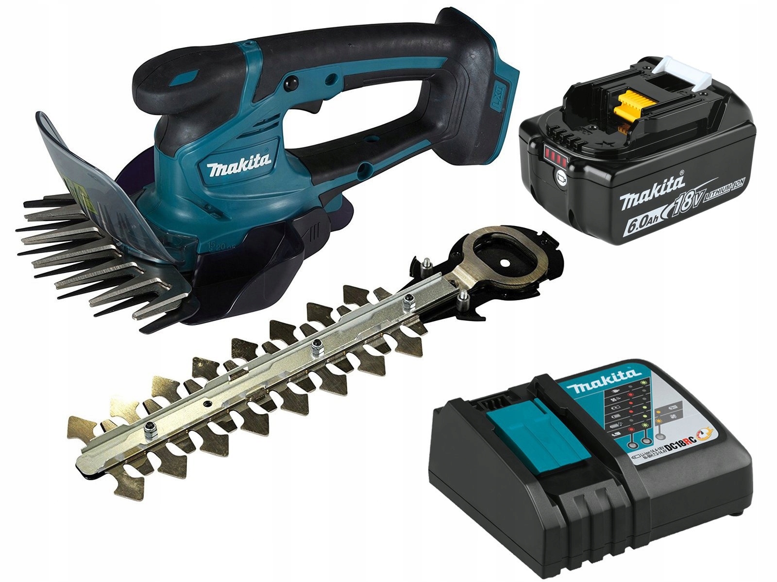 Makita Akumulatorowe nożyce do żywopłotu trawy 18V 6,0 AhDUM604ZX