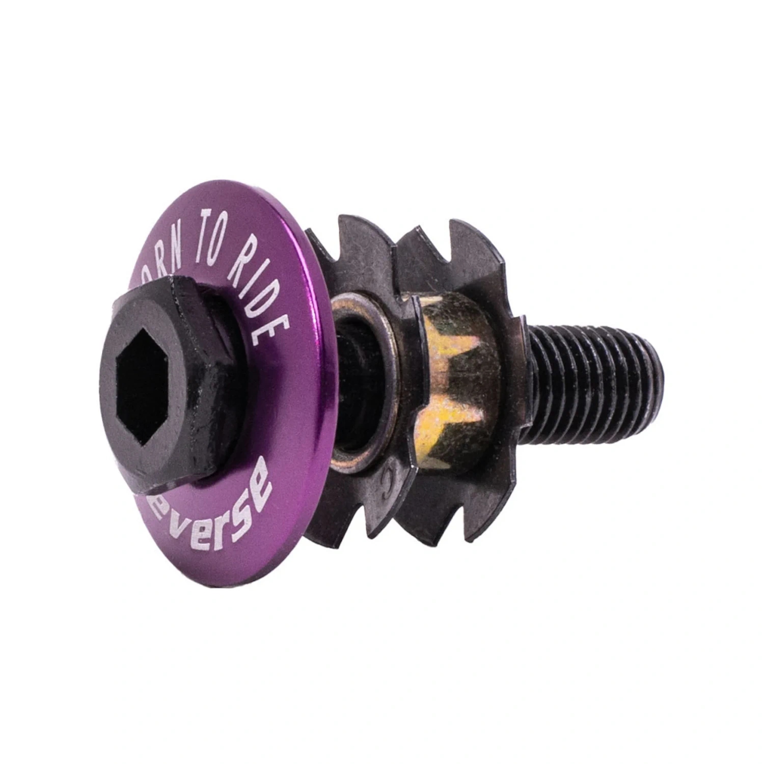 Kapsel sterów Reverse Barspin Top Cap lila
