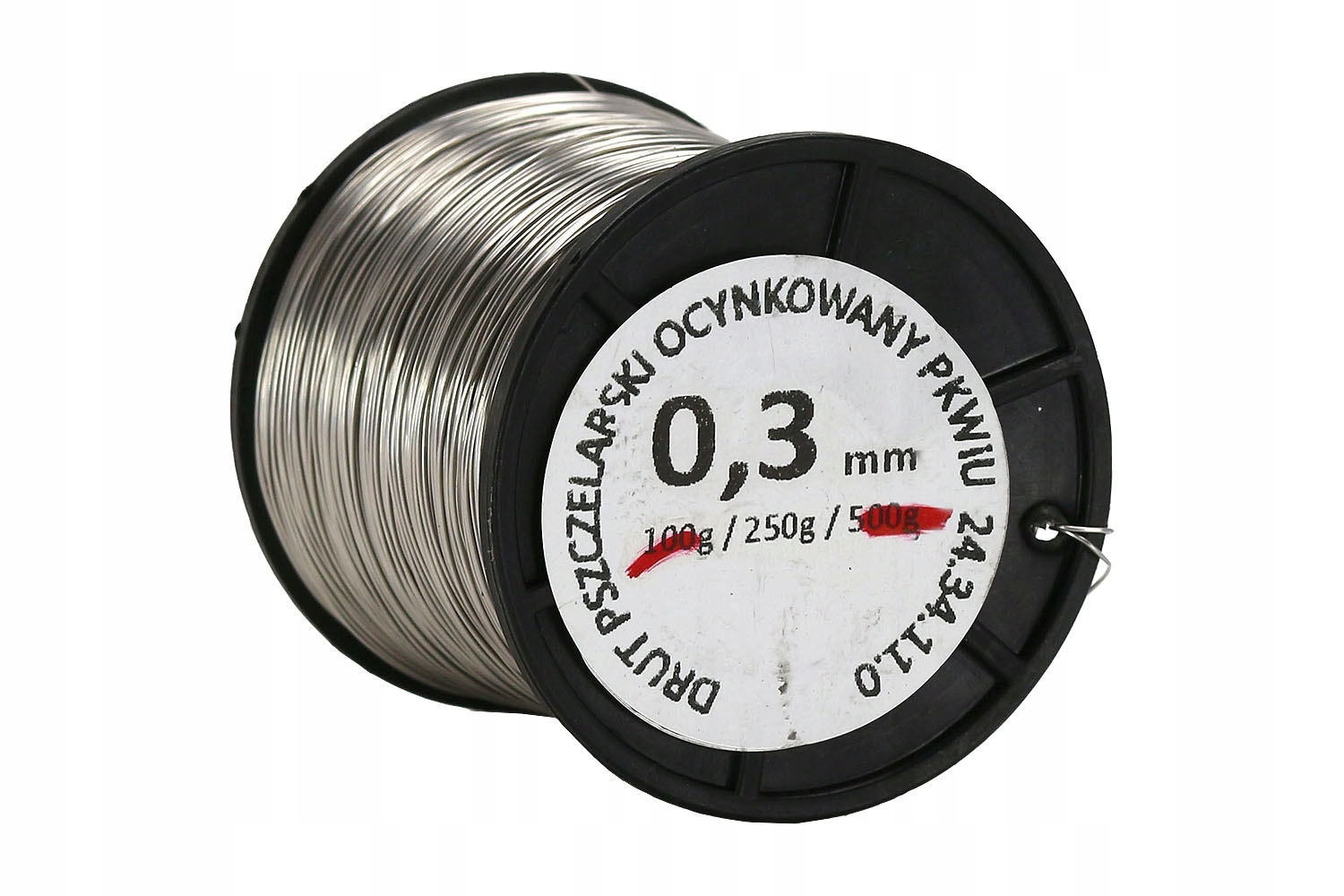

Drut do ramek pszczelich ocynkowany 0,3mm 250g