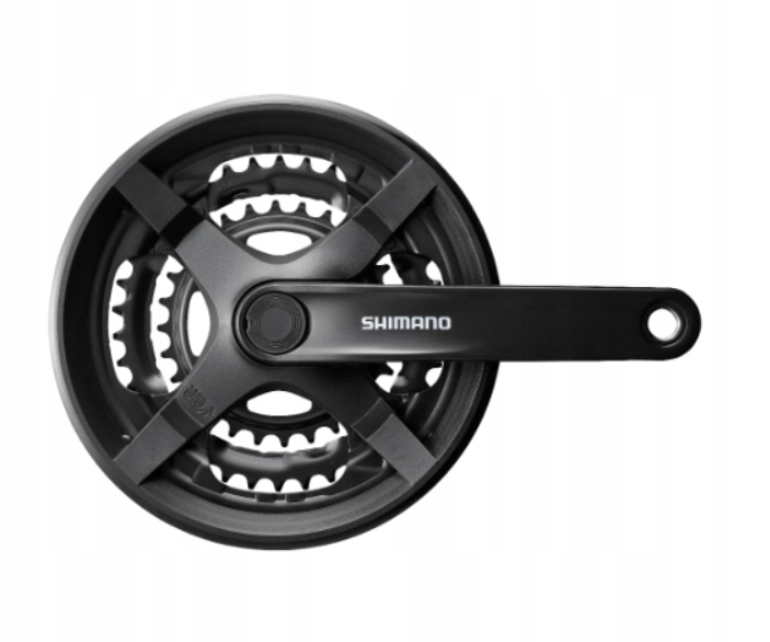 KORBA ROWEROWA SHIMANO FC TY-301 170 mm 42/34/24 MECHANIZM KORBOWY