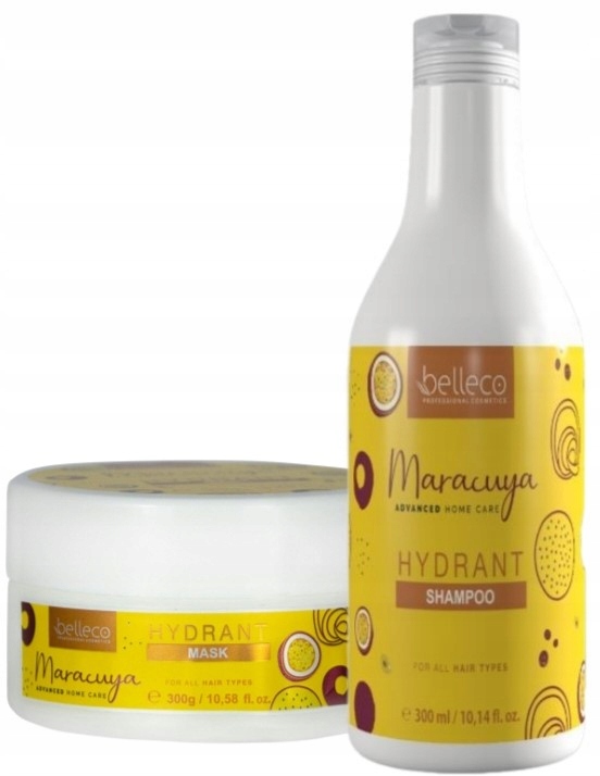 Belleco Marakuja Hydratační sada 2x300 ml