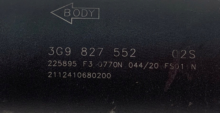 Dämpfer heckklappe VW PASSAT B8 KOMBI 3G9827552