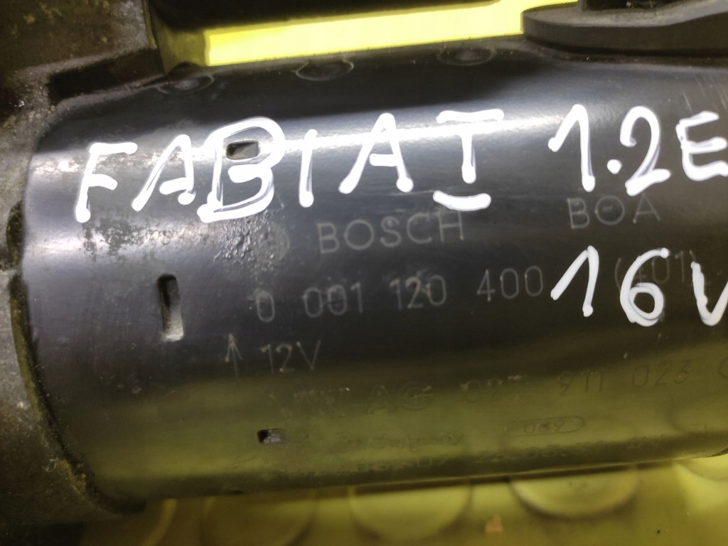 SKODA FABIA 1.2 16V starter 0001120400