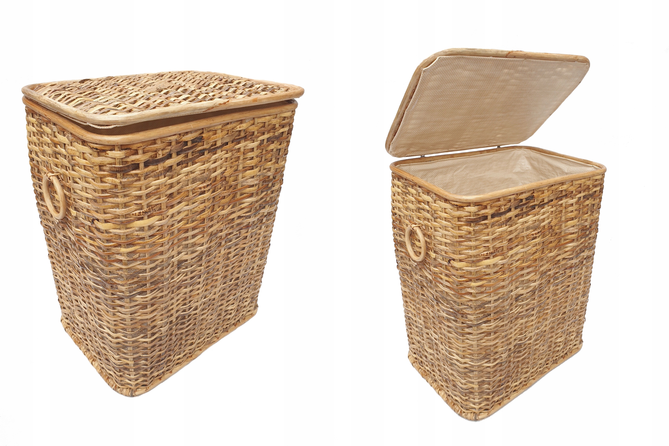 

Kosz Kufer na Bieliznę Pranie rattan 50x38x26 cm