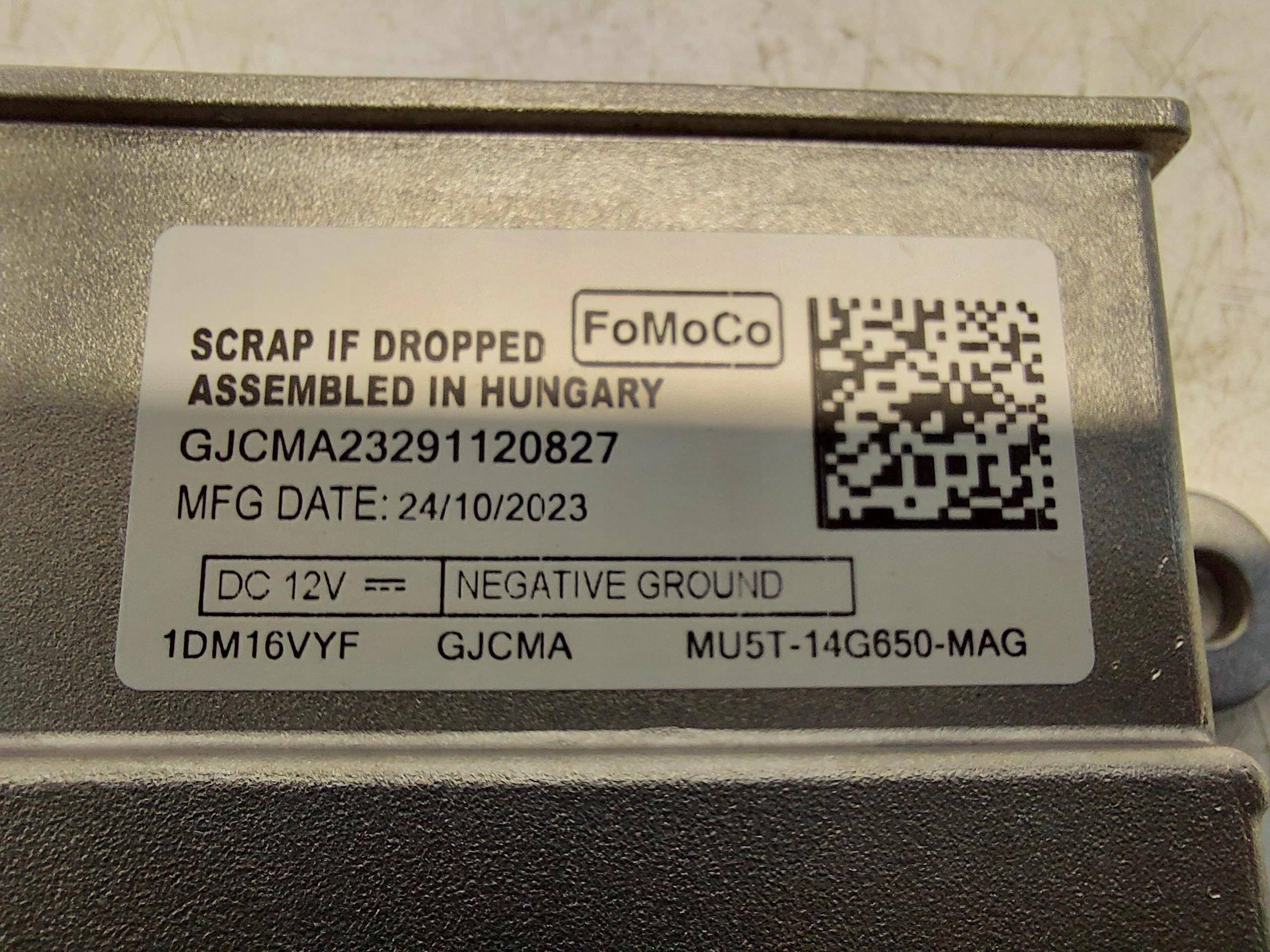 Ford Ranger VI 6 module control unit navigation devices MU5T-14G650-MAG