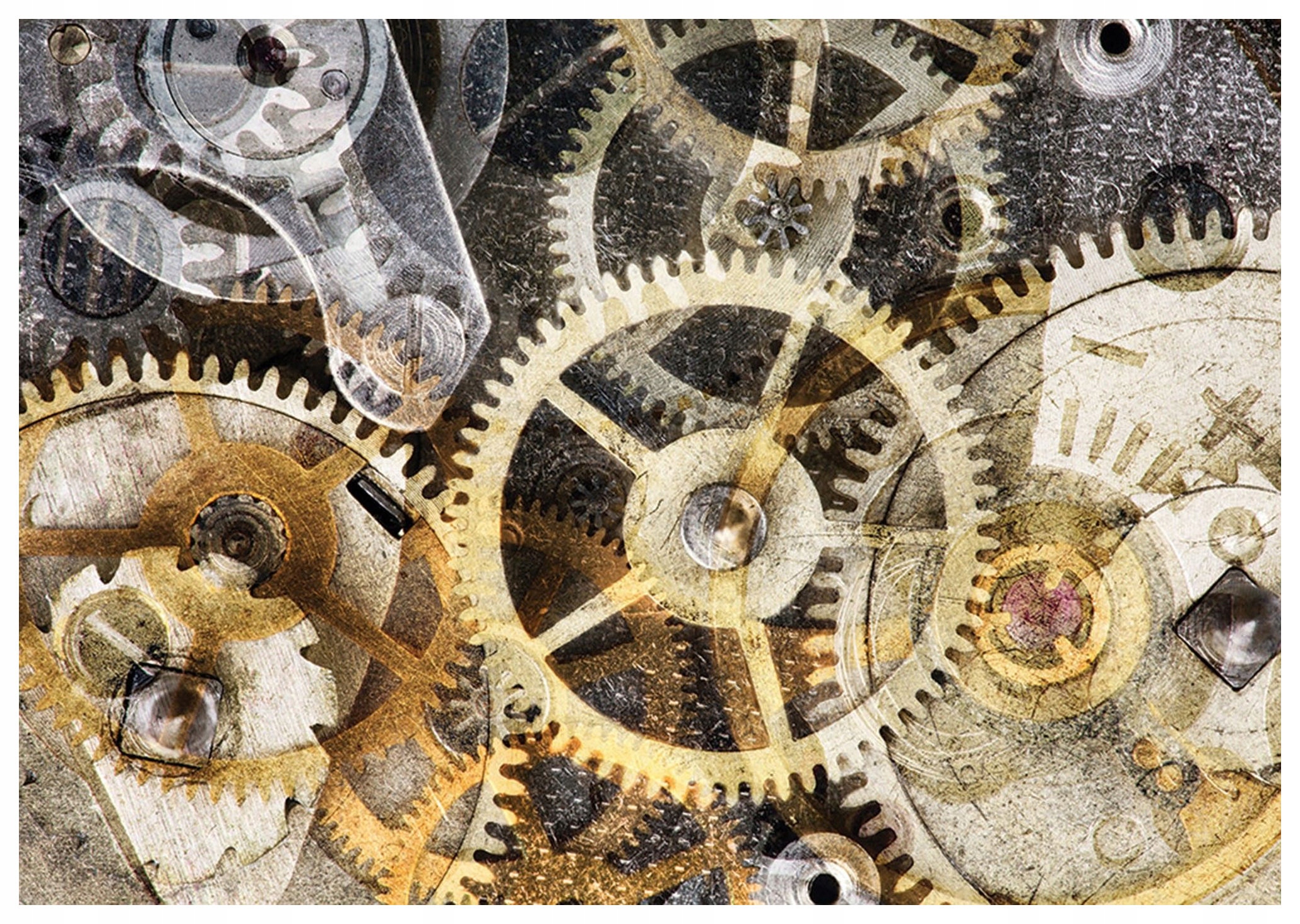 Fototapeta Mechanismus hodin Režimy času retro steampunk 300x210 lepidlo