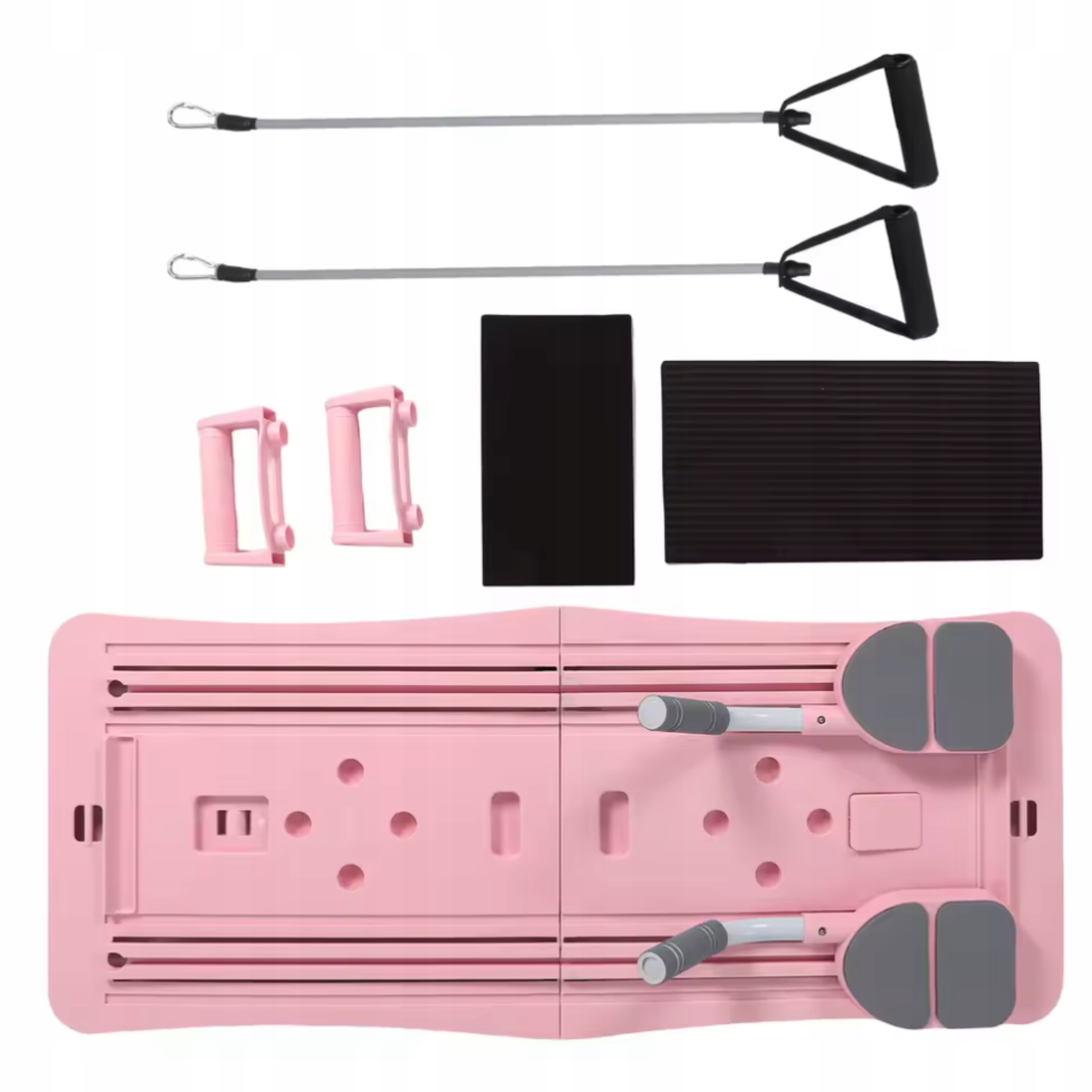 Pilates Sada pro cvičení břicha Doma Růžová Tréninková deska pro ženy