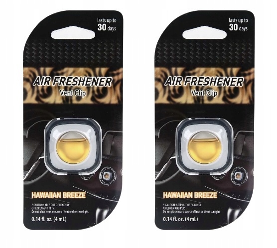2X ZAPACH DO SAMOCHODU KRATKI HAWAJSKA BRYZA