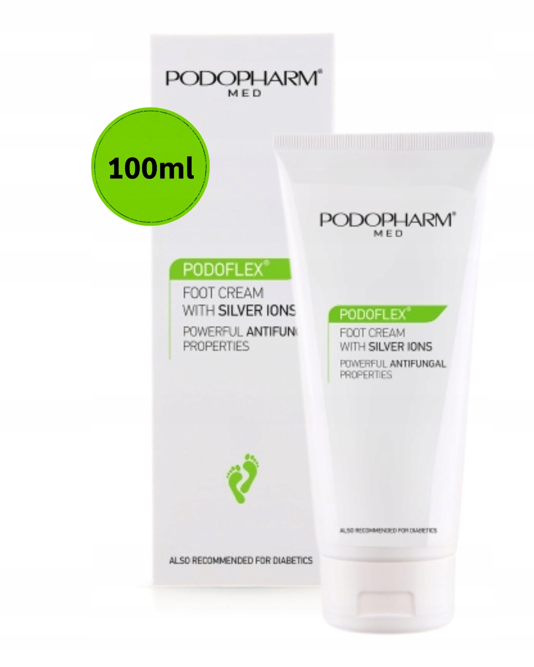 Podopharm krem do stóp z jonami srebra 100 ml