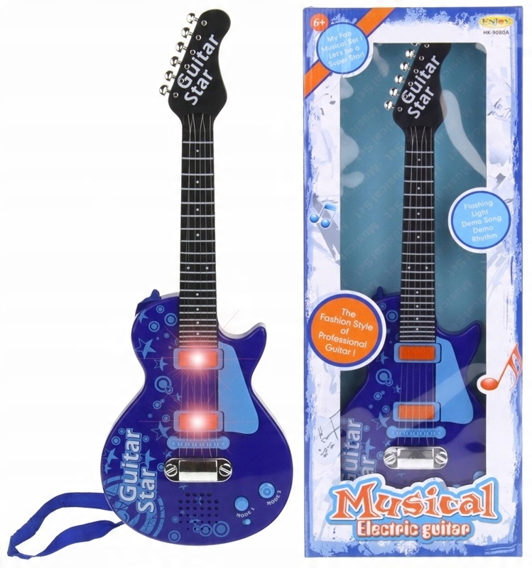 

Gitara Elektryczna Rockowa Metalowe Struny Dźwięki