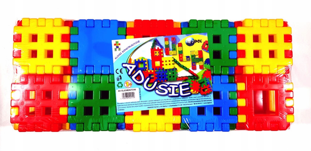 

Klocki Konstrukcyjne Wafle Adusie 60 elementów