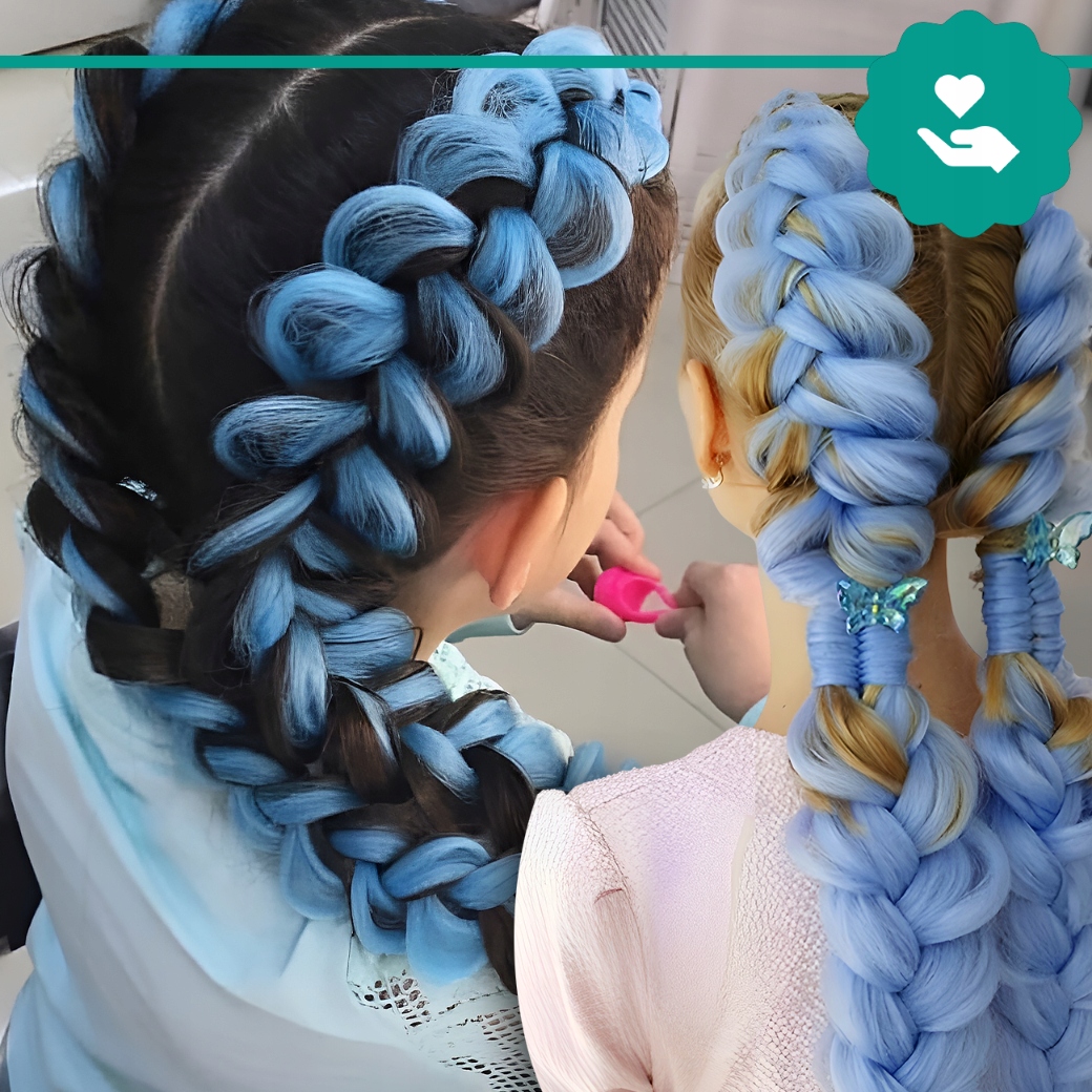 WŁOSY SYNTETYCZNE DO WARKOCZYKÓW KOLOROWE WARKOCZYKI PASMA DOCZEPY 130CM Marka inna marka