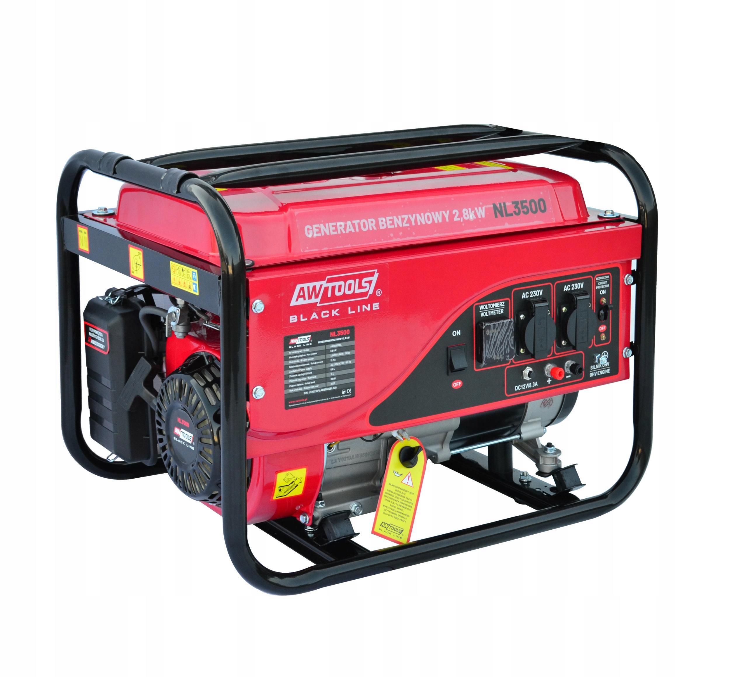 Generator benzynowy 2,8kW 230V Black Line