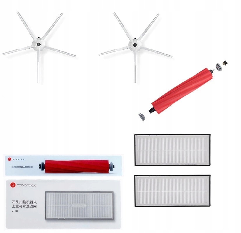Oryginal Zestaw Filtry Szczotki Xiaomi Roborock S7