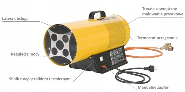 Nagrzewnica gazowa MASTER BLP17 - 16 kW | 10-16kW EAN (GTIN) 8032601869207